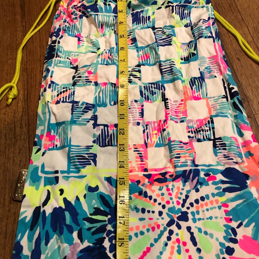 Lilly Pulitzer Multicolor Drawstring Beach Tote Bag - Picture 5 of 6
